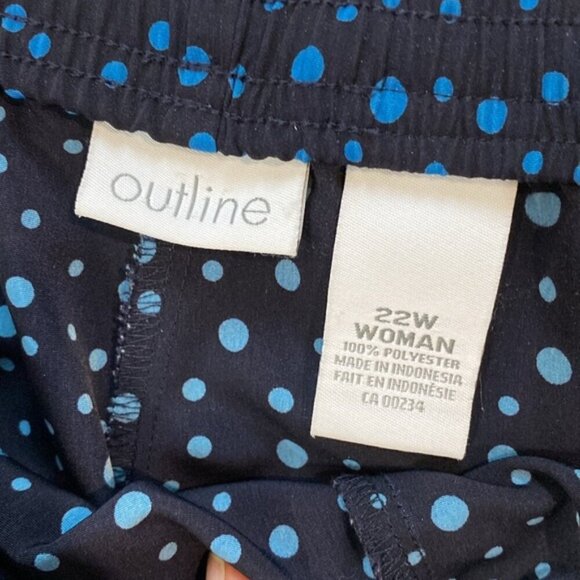 Outline Wide Leg Ankle Pant Size 22w - Picture 11 of 12